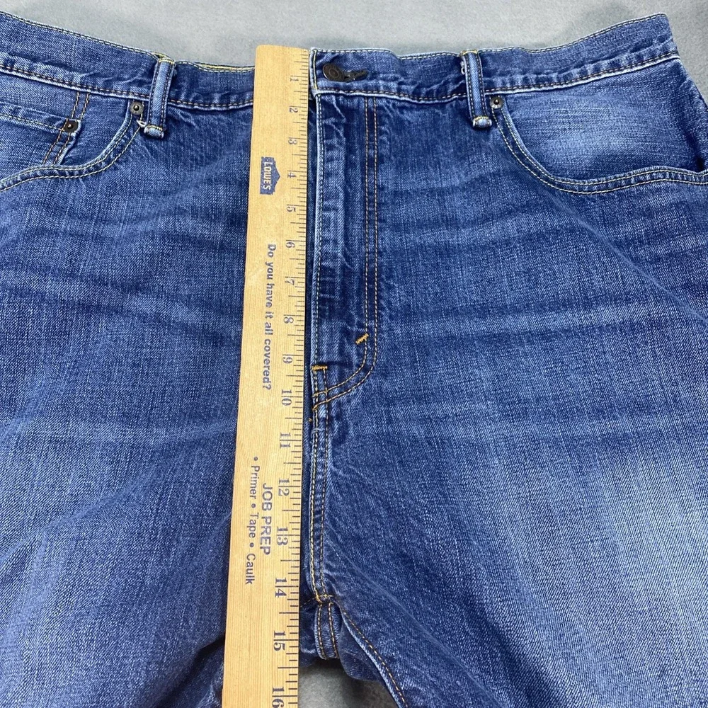 Levis 569 Mens Jean Shorts Size 40 Medium Wash Blue Jorts